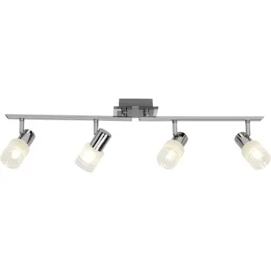 Barre 4 lumières LEA 4x3W E14 ACIER CHROME BRILLIANT G32432/77