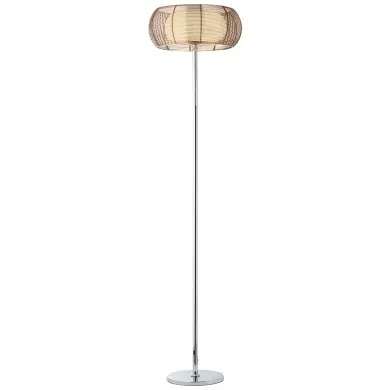 Lampadaire RELAX 2x30W E27 Brun-chrome BRILLIANT 61158/53