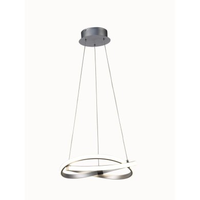 Suspension INFINITY Argenté Chromé  LED 1x30W MANTRA 5384
