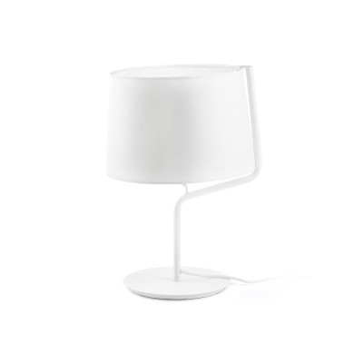 Lampe Berni Blanc 1 x E27 20W FARO 29332