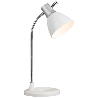 Lampe de bureau JAN 1x40W E27 ARGENT BLANC BRILLIANT 92762/05