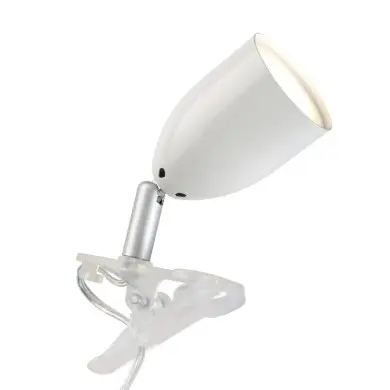 Lampe à Pince Led LEO 1x3W GU10 Blanc BRILLIANT G24801A05