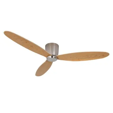 Ventilateur de plafond Radar 132cm Chromé Teck BOUTICA DESIGN 210519