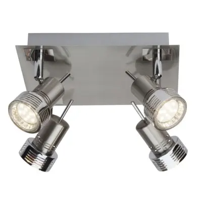 Plafonnier KASSANDRA 4x3W GU10 ACIER CHROME BRILLIANT G34735/77