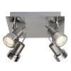 Plafonnier KASSANDRA 4x3W GU10 ACIER CHROME BRILLIANT G34735/77