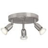 Plafonnier LOONA 3x3W GU10 ACIER BRILLIANT G28834/13