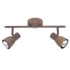 Plafonnier Lava 2x40W E14 Cuivre vieilli BRILLIANT 39513/56