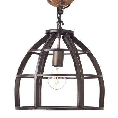 Suspension MATRIX 2 1x60W E27 Noir antique BRILLIANT HK17186S76