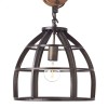 Suspension MATRIX 2 1x60W E27 Noir antique BRILLIANT HK17186S76