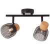 Plafonnier FLAKA 2x6W G9 Noir depoli BRILLIANT 82613/06
