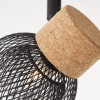Plafonnier FLAKA 2x6W G9 Noir depoli BRILLIANT 82613/06