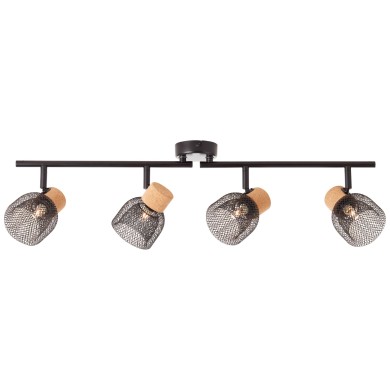 Plafonnier FLAKA 4x6W G9 Noir depoli BRILLIANT 82632/06