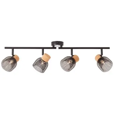 Plafonnier FLAKA 4x6W G9 Noir depoli BRILLIANT 82632/06