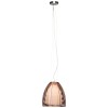 Suspension RELAX 1x60W E27 Brun-chrome BRILLIANT 61170/53