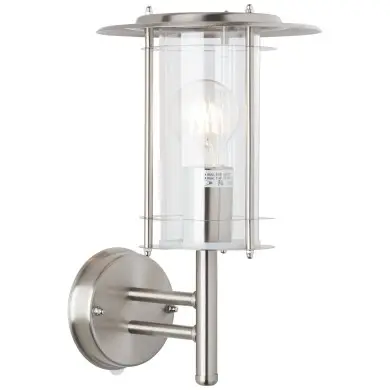Applique extérieur YORK acier 1x60W BRILLIANT 44781/82