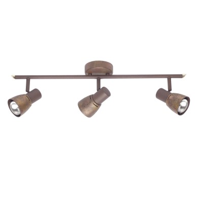 Plafonnier à 3 lumières LAVA 3x40W E14 CUIVRE VIELLI BRILLIANT 39516/56