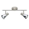 Plafonnier à 2 lumières LAVA 2x40W E14 ACIER CHROME BRILLIANT 39513/77