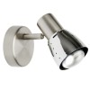 Applique Murale LAVA 1x40W E14 ACIER CHROME BRILLIANT 39510/77