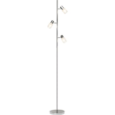 Lampadaire a 3 lumières LEA 3x3W E14 ACIER CHROME BRILLIANT G32459/77