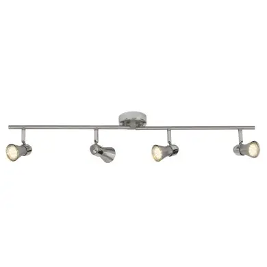 Plafonnier SANNY 4x3W GU10 ACIER CHROME BRILLIANT G15432/77