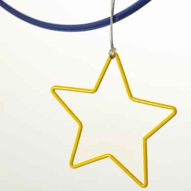 Suspension EZRA 1x60W E27 Bleu clair-blanc BRILLIANT 99105/40