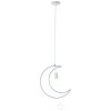 Suspension EZRA 1x60W E27 Bleu clair-blanc BRILLIANT 99105/40