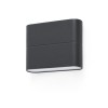 Applique Murale extérieure Aday Gris Foncé LED 6W FARO 70645