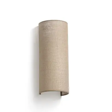 Applique murale OTTON R 2x15W E27 Blanc Mat Jute H370 FARO 66401-104