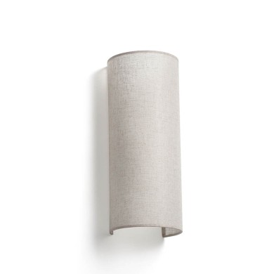 Applique murale OTTON R 2x15W E27 Blanc Mat Lino H370 FARO 66401-103