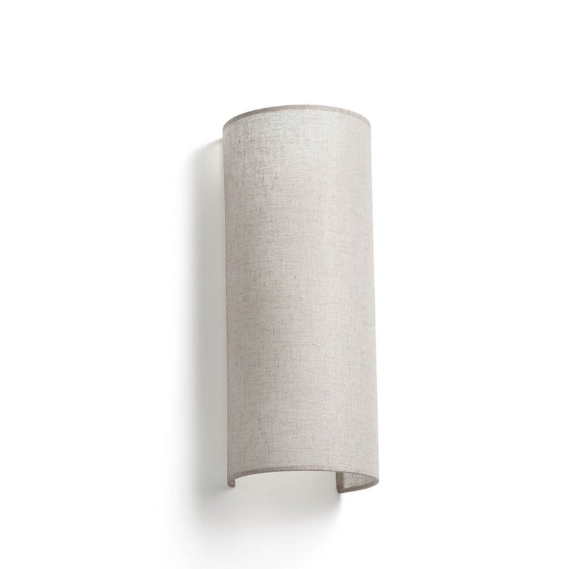 Applique murale OTTON R 2x15W E27 Blanc Mat Lino H370 FARO 66401-103