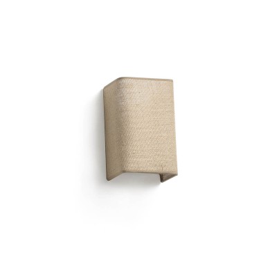 Applique murale OTTON RCT 1x15W E27 Blanc Mat Jute FARO 66400-98