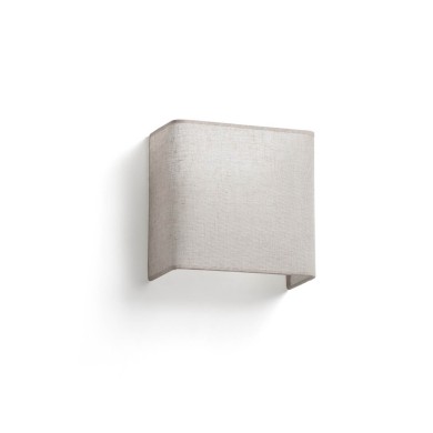 Applique murale OTTON SQ 1x15W E27 Blanc Mat Lino FARO 66400-105