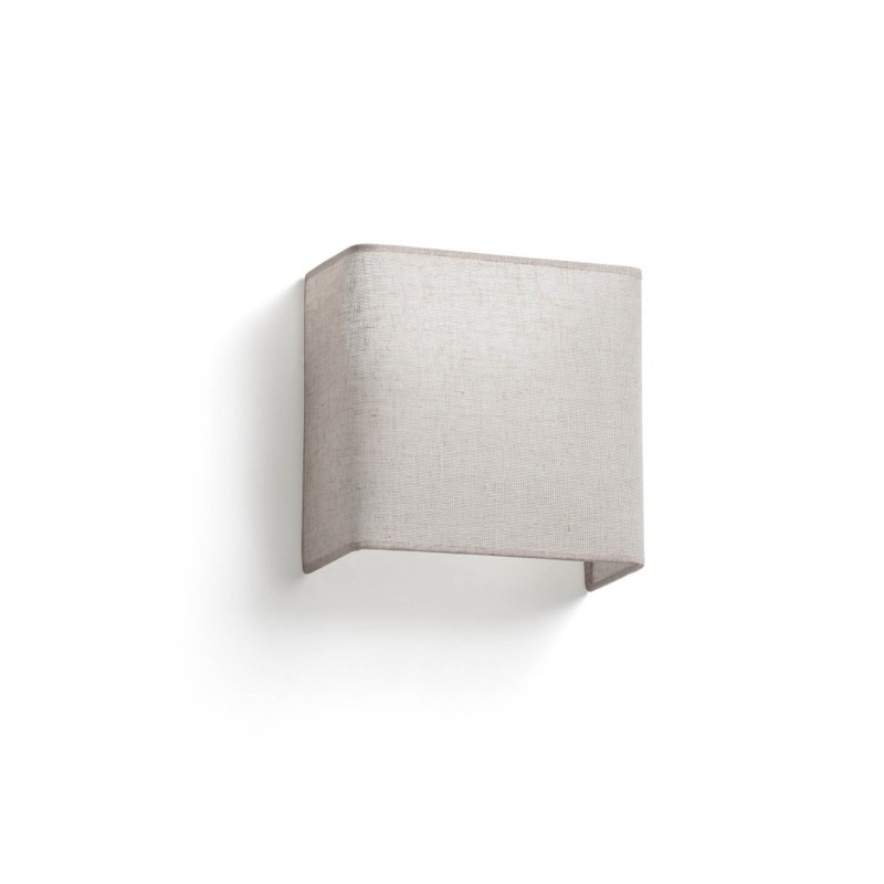 Applique murale OTTON SQ 1x15W E27 Blanc Mat Lino FARO 66400-105