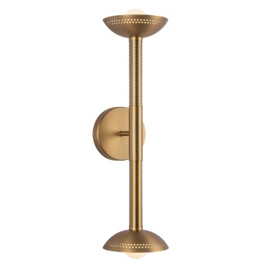Applique ARDEN 11W LED Or brossé ELSTEAD LIGHTING ALM-ARDEN-LED-2WB-BG