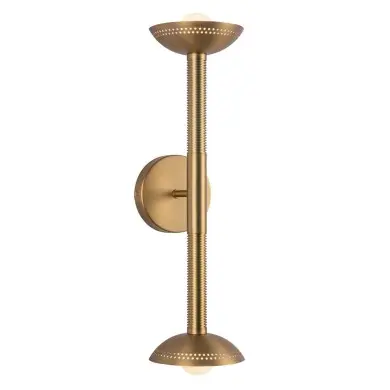 Applique ARDEN 11W LED Or brossé ELSTEAD LIGHTING ALM-ARDEN-LED-2WB-BG