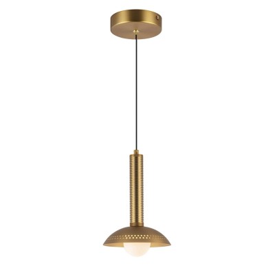 Suspension ARDEN 6W LED Or brossé ELSTEAD LIGHTING ALM-ARDEN-LED-MP-BG