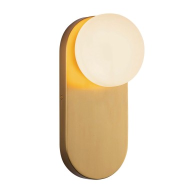 Applique ARIEL 40W MAX E27 Or brossé ELSTEAD LIGHTING ALM-ARIEL-1WB-BG-OP