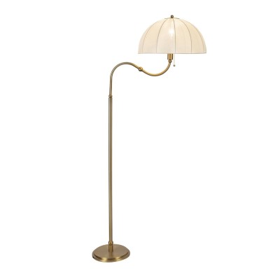 Lampadaire CROSBY 60W MAX E27 Crème & Or ELSTEAD LIGHTING ALM-CROSBY-FL-BG