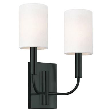 Applique BRIANNA 2x60W MAX E14 Noir ELSTEAD LIGHTING FE-BRIANNA2-BK