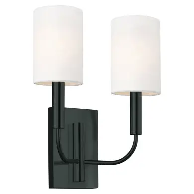 Applique BRIANNA 2x60W MAX E14 Noir ELSTEAD LIGHTING FE-BRIANNA2-BK