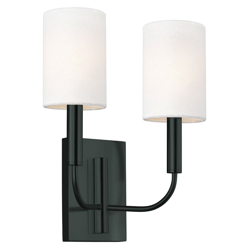 Applique BRIANNA 2x60W MAX E14 Noir ELSTEAD LIGHTING FE-BRIANNA2-BK