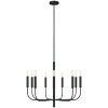 Lustre BRIANNA 9x60W MAX E14 Noir ELSTEAD LIGHTING FE-BRIANNA9-BK