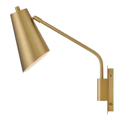 Applique BRAY 60W MAX E27 Laiton ELSTEAD LIGHTING HK-BRAY-1WB-LCB