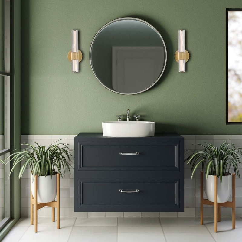Applique GEORGETTE 12W LED Laiton ELSTEAD LIGHTING HK-GEORGETTE-LED1-LCB