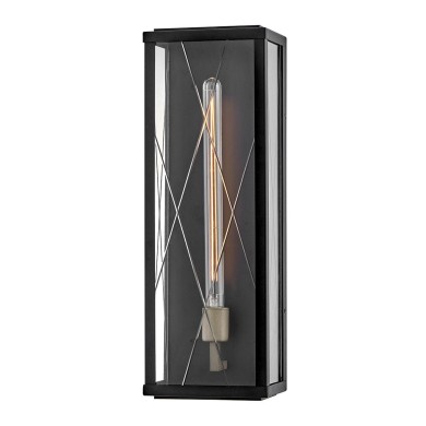 Applique Extérieur MONTE 60W MAX E27 Noir Long ELSTEAD LIGHTING HK-MONTE-L-BK