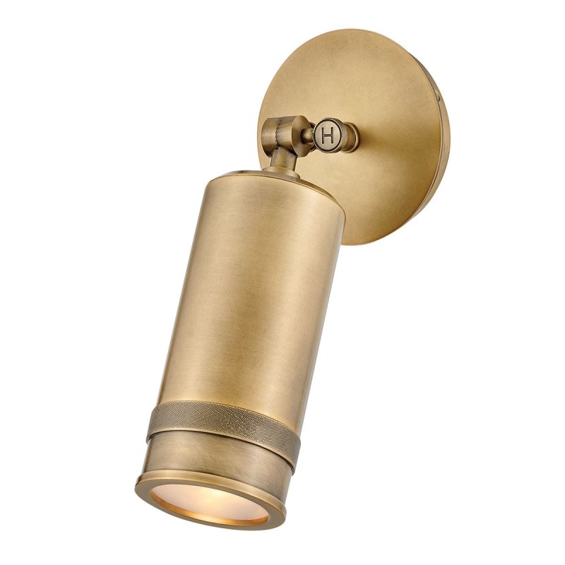 Applique Extérieur PRATT 8W GU10 Laiton ELSTEAD LIGHTING HK-PRATT-1LT-SPOT-HB