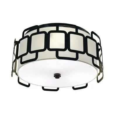 Plafonnier SABINA 3x60W MAX E27 Noir ELSTEAD LIGHTING HK-SABINA-3F-BK