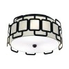 Plafonnier SABINA 3x60W MAX E27 Noir ELSTEAD LIGHTING HK-SABINA-3F-BK