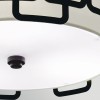 Plafonnier SABINA 3x60W MAX E27 Noir ELSTEAD LIGHTING HK-SABINA-3F-BK