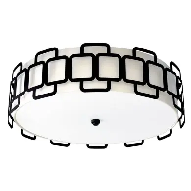 Plafonnier SABINA 4x60W MAX E27 Noir ELSTEAD LIGHTING HK-SABINA-4F-BK